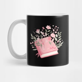 Floral Book Mug